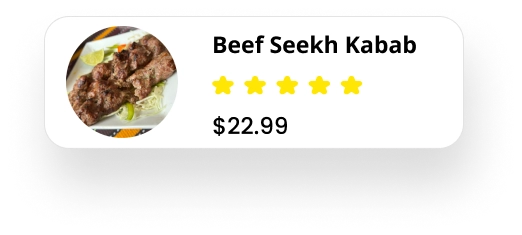 Best beef seekh kabab in Saskatoon, SK